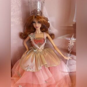 Barbie The Wizard of Oz Glinda The Good Witch Doll 2015 Mattel Gold Collection